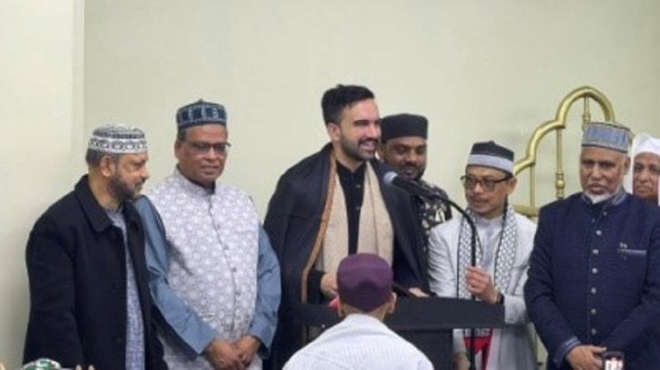 জ্যামাইকা মুসলিম সেণ্টারে  মেয়র জোহরান মামদানি