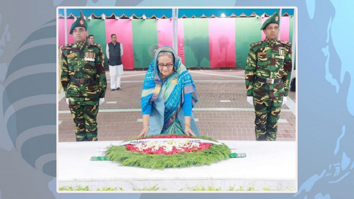 জাতির পিতার সমাধিতে প্রধানমন্ত্রীর শ্রদ্ধা জাতির পিতার সমাধিতে প্রধানমন্ত্রীর শ্রদ্ধা